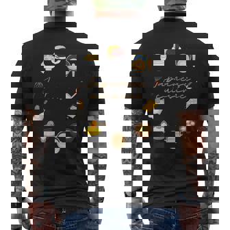 日本の家庭料理 メンズTシャツ バックプリント - Kawaiitshirt