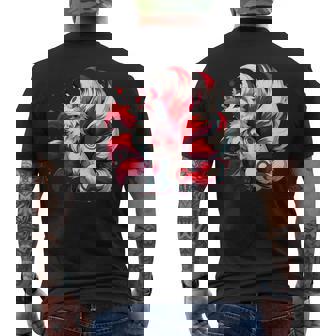 日本アニメ キツネ 九尾 メンズTシャツ バックプリント - Kawaiitshirt