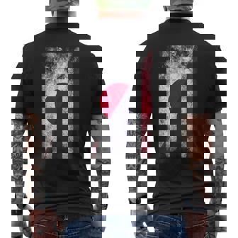 日本タイ国旗 日本語タイ メンズTシャツ バックプリント - Kawaiitshirt