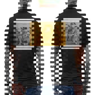 日本ブルドッグファミリー メンズTシャツ バックプリント - Kawaiitshirt