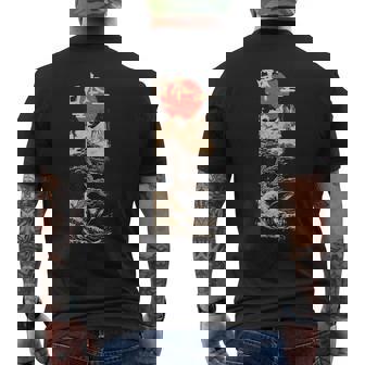 日本レトロヴェイパーウェイブ In Japan Grunge 90年代美学 メンズTシャツ バックプリント - Kawaiitshirt