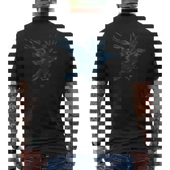 日本神道フィギュア八咫烏 メンズTシャツ バックプリント - Kawaiitshirt