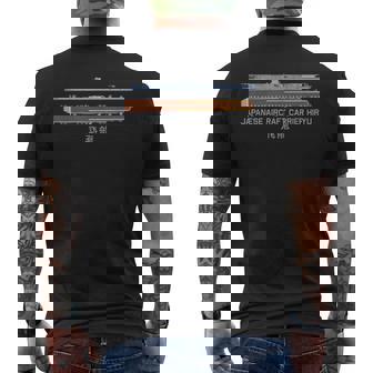 日本空母 飛龍 第二次世界大戦 艦表 メンズTシャツ バックプリント - Kawaiitshirt
