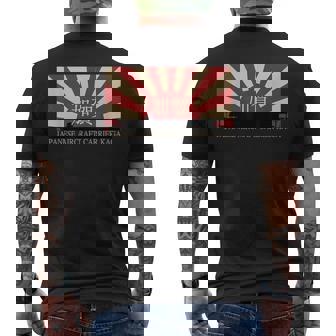 日本空母加賀旭日旗 メンズTシャツ バックプリント - Kawaiitshirt