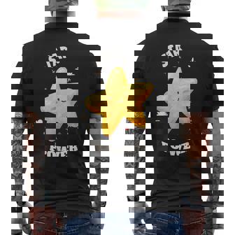 星 宇宙 銀河 月 夜 天文学 かわいい 星空観察 愛 メンズTシャツ バックプリント - Kawaiitshirt