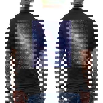 星空・宇宙・銀河《フルビッグプリント》【天体観測シリーズ】おしゃれ かっこいい デザイン メンズTシャツ バックプリント - Kawaiitshirt