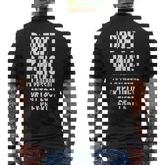 暗号学エキスパート メンズTシャツ バックプリント - Kawaiitshirt