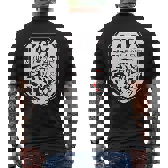 朝鮮特殊部隊 第707軍 朝鮮戦争 メンズTシャツ バックプリント - Kawaiitshirt