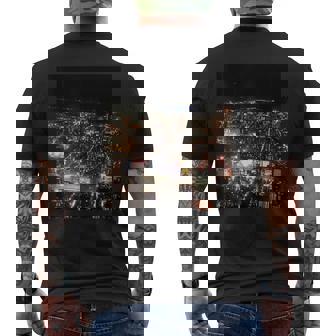 東京の夜景 メンズTシャツ バックプリント - Kawaiitshirt