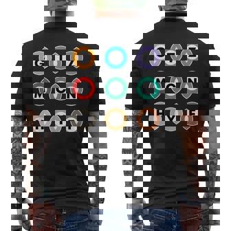 東京都営電車 地下鉄 銀座丸の内 日比谷有楽町 メンズTシャツ バックプリント - Kawaiitshirt