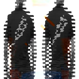 松葉杖 メンズTシャツ バックプリント - Kawaiitshirt