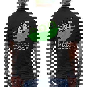 枝豆さん メンズTシャツ バックプリント - Kawaiitshirt