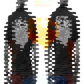 柴犬 将棋 イヌ 面白いtシャツ おもしろ 面白い 服 グッズ ネタ ウケ狙い メンズ 棋士 おもしろグッズ メンズTシャツ バックプリント - Kawaiitshirt