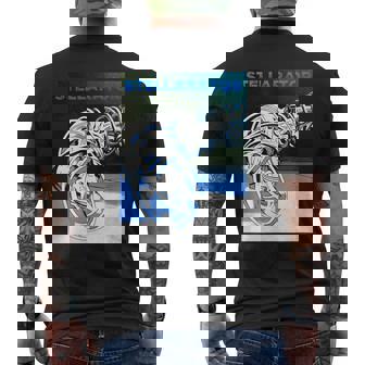 核融合 メンズTシャツ バックプリント - Kawaiitshirt