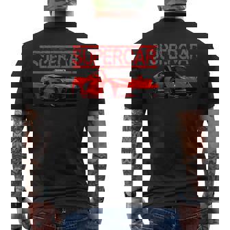 楽しいエキゾチックなスーtシャツスポーツカー愛好家に最適です。 メンズTシャツ バックプリント - Kawaiitshirt