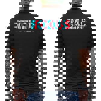 楽しいフォーカスデザイン 錯覚トリッピー メンズTシャツ バックプリント - Kawaiitshirt