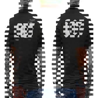 次回の007 メンズTシャツ バックプリント - Kawaiitshirt