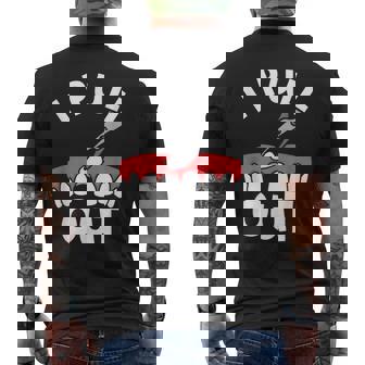 歯科用鉗子を抜く歯医者用器具歯 メンズTシャツ バックプリント - Kawaiitshirt