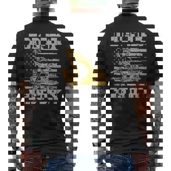 歴史を掘り起こす メンズTシャツ バックプリント - Kawaiitshirt