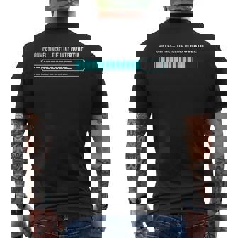 残業読み込み モーションデザイナーの現実 メンズTシャツ バックプリント - Kawaiitshirt