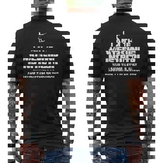 水上スキーインストラクターグラフィック I Am Never Wrong メンズTシャツ バックプリント - Kawaiitshirt