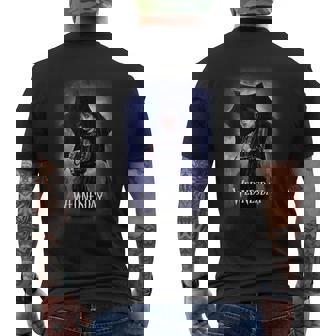 水曜シリーズ 水曜日のポスターアート メンズTシャツ バックプリント - Kawaiitshirt