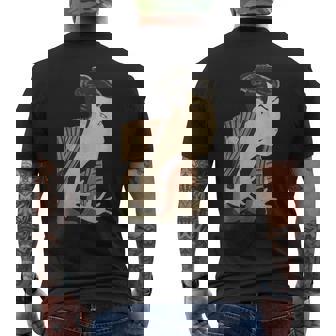 浮世絵 写楽 日本人俳優 大谷鬼治 レトロプリントシャツ メンズTシャツ バックプリント - Kawaiitshirt