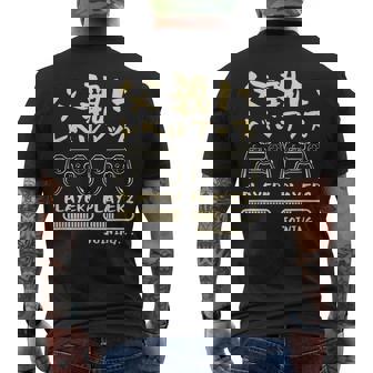 父親 面白いtシャツ ゲーム ゲーマー 新しい 父 文字入り おもしろ 筆文字 面白い 服 出産祝い 文字tシャツ メンズTシャツ バックプリント - Kawaiitshirt