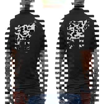 牛柄の服 牛柄 メンズTシャツ バックプリント - Kawaiitshirt