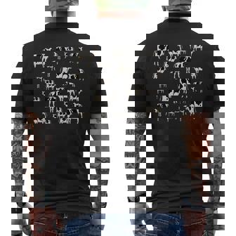 牛農場の動物柄 メンズTシャツ バックプリント - Kawaiitshirt