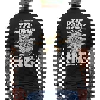 牡蠣を喰わせる王の牡蠣 メンズTシャツ バックプリント - Kawaiitshirt