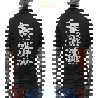 猫 365 I Have Cat Power メンズTシャツ バックプリント - Kawaiitshirt