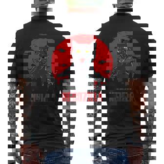 猫 おもしろ ねこ ジョーク 面白い 映画 パロディ メンズTシャツ バックプリント - Kawaiitshirt