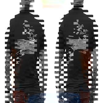 猫 ネコ テニス 面白いtシャツ 文字入り メンズ おもしろ 面白い 服 おもしろグッズ ネタ 浮世絵 メンズTシャツ バックプリント - Kawaiitshirt