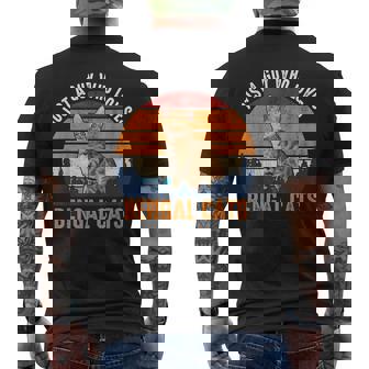 猫-ベンガル猫 メンズTシャツ バックプリント - Kawaiitshirt