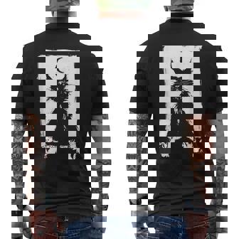 猫の夜の儀式 猫のウルタル・キム・ホルム アート Cat Night Ulthar Ritual Kim Holm メンズTシャツ バックプリント - Kawaiitshirt