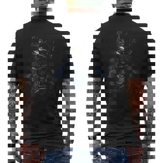 王冠をかぶったロイヤルゴリラ メンズTシャツ バックプリント - Kawaiitshirt