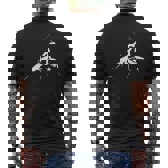 白い祈りの欠陥 メンズTシャツ バックプリント - Kawaiitshirt