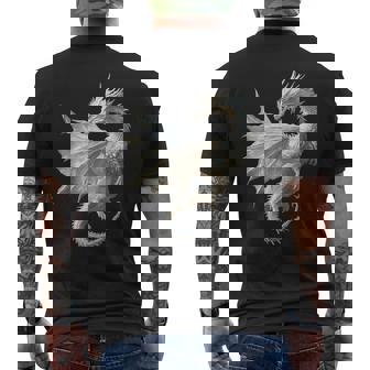 白龍 グラフィック 神話イラスト 白龍 メンズTシャツ バックプリント - Kawaiitshirt