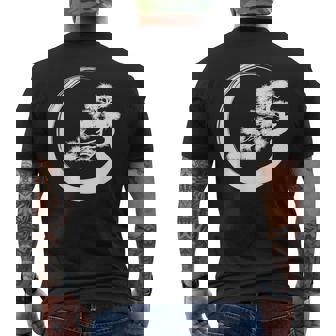 盆栽 木 和 デザイン 盆栽 ミニマリスト 木 恋人 メンズTシャツ バックプリント - Kawaiitshirt