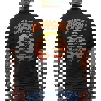 盆栽太平洋盆栽 メンズTシャツ バックプリント - Kawaiitshirt