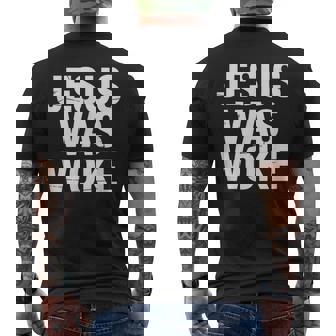 目が覚めた人々のために メンズTシャツ バックプリント - Kawaiitshirt