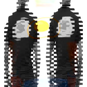 目玉焼き 漫画 カワイイ オタク ブランチ 料理 面白い メンズTシャツ バックプリント - Kawaiitshirt