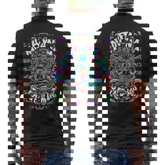 瞑想 Nirvanatate Of Mind ファニーグラフィックtシャツ メンズTシャツ バックプリント - Kawaiitshirt