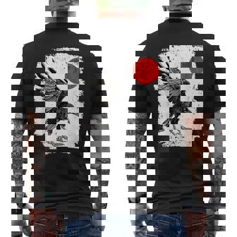 矢田の烏t メンズTシャツ バックプリント - Kawaiitshirt