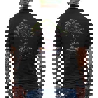 神秘的な盆栽の木 メンズTシャツ バックプリント - Kawaiitshirt