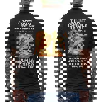 私がここまでたどり着いた唯一の理由はイエス様です メンズTシャツ バックプリント - Kawaiitshirt