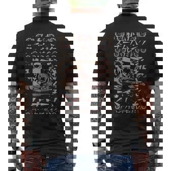 私がスチームパンクした？それともスチームパンクが私をした？ メンズTシャツ バックプリント - Kawaiitshirt