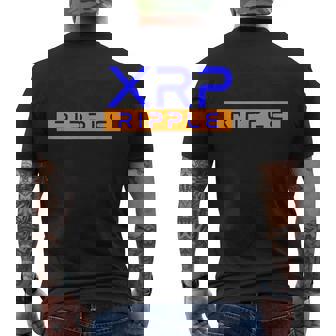 私のxrpリップル暗号通貨 メンズTシャツ バックプリント - Kawaiitshirt