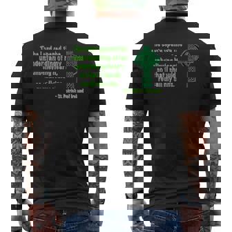 私の信じられない心の理解 聖パトリック メンズTシャツ バックプリント - Kawaiitshirt